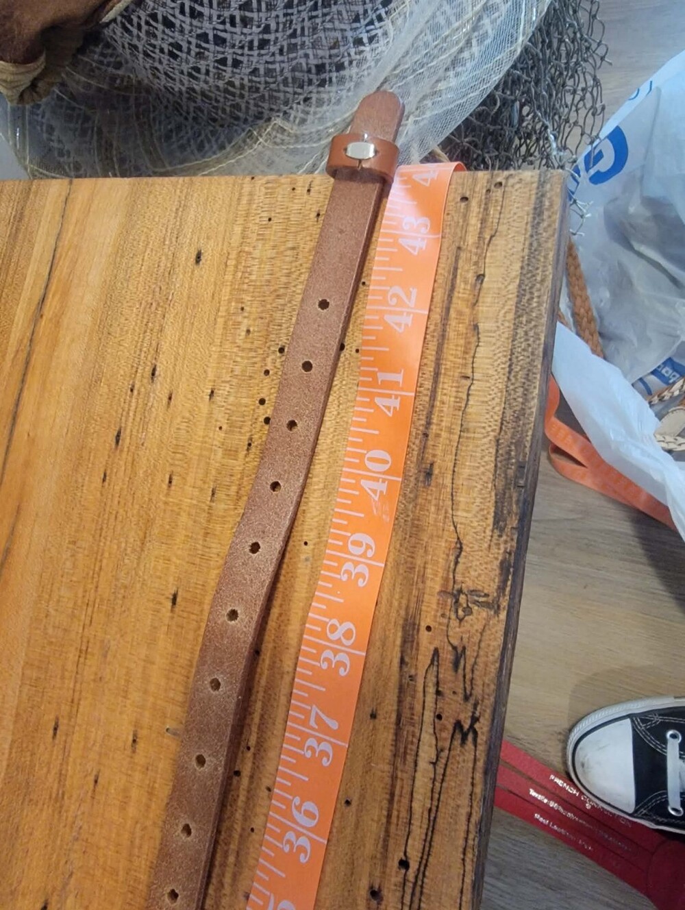 Snaffle Bit Belt-Genuine Snaffle Bit Slung between 1.25" Bridle Leather-Western - Picture 7 of 9